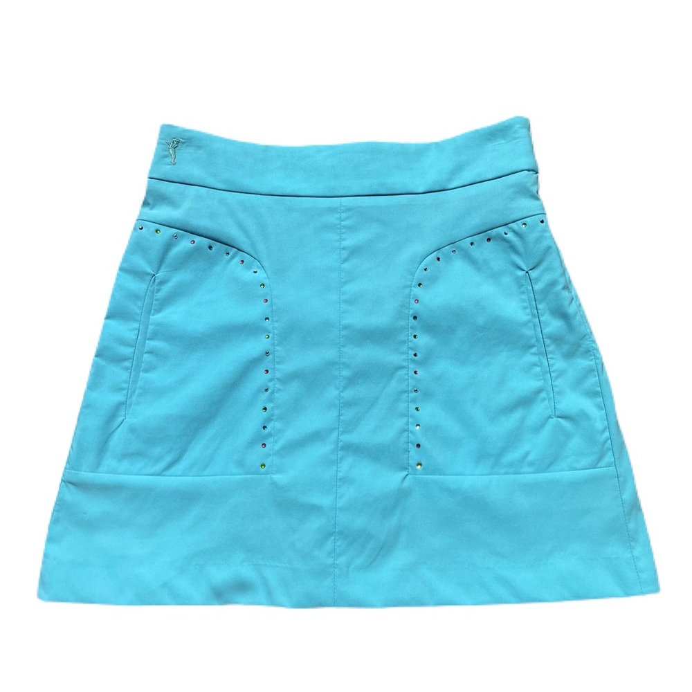 NWT Golfino Sparkling Crystal Embellished Golf Skort Size 4 8262722 533